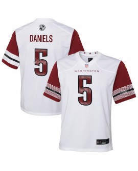 Jayden Daniels Washington Commanders Nike Jugend-Spieler Trikot – Weiß