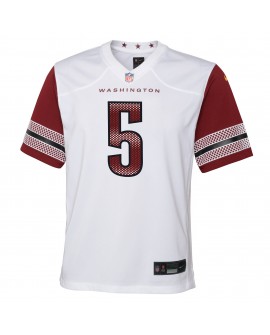 Jayden Daniels Washington Commanders Nike Jugend-Spieler Trikot – Weiß