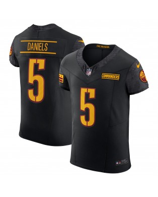 Jayden Daniels Washington Commanders Nike Alternate Vapor F.U.S.E. Elite-Trikot – Schwarz