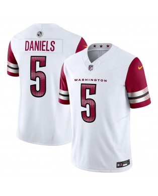 Jayden Daniels Washington Commanders Nike Vapor F.U.S.E. Limitiertes Trikot – Weiß