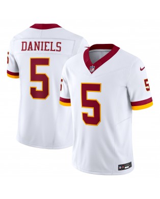 Jayden Daniels Washington Commanders Nike Vapor F.U.S.E. Limitiertes Super-Bowl-Ära-Trikot – Weiß