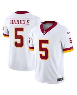 Jayden Daniels Washington Commanders Nike Vapor F.U.S.E. Limitiertes Super-Bowl-Ära-Trikot – Weiß
