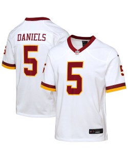 Jayden Daniels Washington Commanders Nike Jugend-Game-Super-Bowl-Ära-Trikot – Weiß