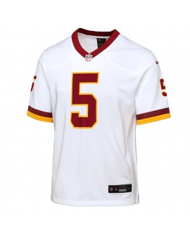 Jayden Daniels Washington Commanders Nike Jugend-Game-Super-Bowl-Ära-Trikot – Weiß