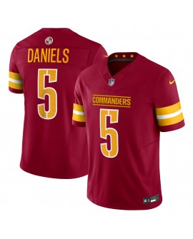 Jayden Daniels Washington Commanders Nike Vapor F.U.S.E. Limitierter Trikot – Burgund