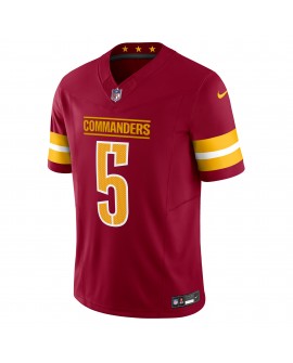 Jayden Daniels Washington Commanders Nike Vapor F.U.S.E. Limitierter Trikot – Burgund