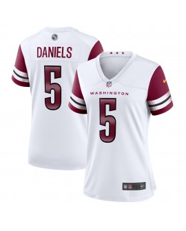 Jayden Daniels Washington Commanders Nike Damen-Spieler Trikot – Weiß