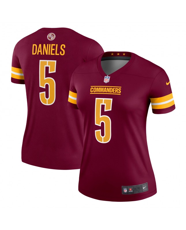 Jayden Daniels Washington Commanders Nike Damen-Legend-Spieler-Performance-Oberteil – Burgunderrot