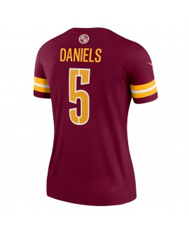 Jayden Daniels Washington Commanders Nike Damen-Legend-Spieler-Performance-Oberteil – Burgunderrot