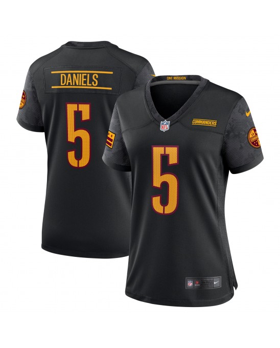 Jayden Daniels Washington Commanders Nike AlternateSpiele-Trikot für Damen – Schwarz
