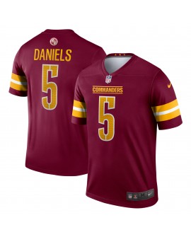 Jayden Daniels Washington Commanders Nike Legend Spieler Performance Top – Burgund