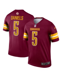 Jayden Daniels Washington Commanders Nike Legend Spieler Performance Top – Burgund