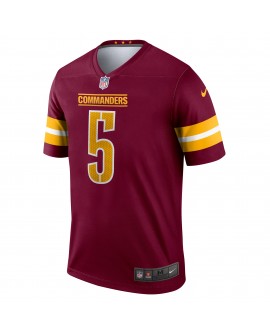 Jayden Daniels Washington Commanders Nike Legend Spieler Performance Top – Burgund
