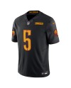Jayden Daniels Washington Commanders Nike Vapor F.U.S.E. Limitiertes Trikot – Schwarz