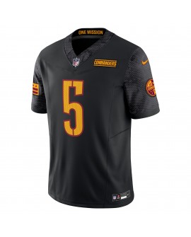 Jayden Daniels Washington Commanders Nike Vapor F.U.S.E. Limitiertes Trikot – Schwarz