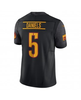 Jayden Daniels Washington Commanders Nike Vapor F.U.S.E. Limitiertes Trikot – Schwarz
