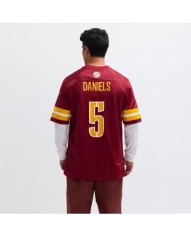 Jayden Daniels Washington Commanders Nike Spieler-Spieler Trikot – Burgunderrot