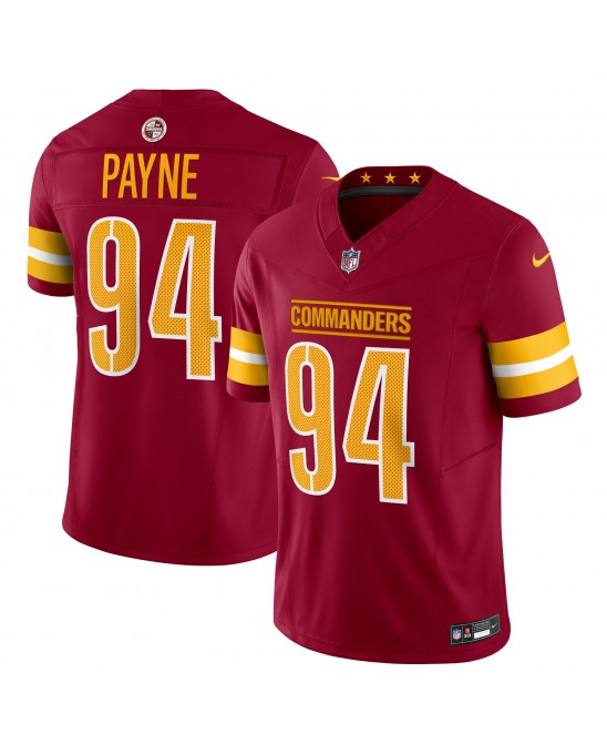 Daron Payne Washington Commanders Nike Vapor F.U.S.E. Limitierter Trikot – Burgund