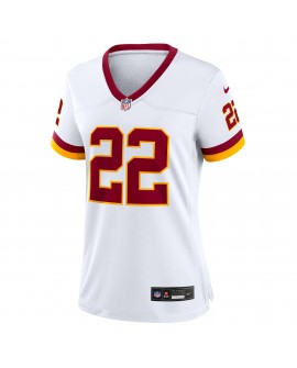 Jacory Croskey-Merritt Washington Commanders Nike Damen-Spiel-Super-Bowl-Ära-Trikot – Weiß