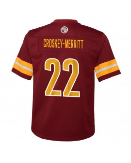 Jacory Croskey-Merritt Washington Commanders Nike Jugend-Team-Spieler Trikot – Burgund
