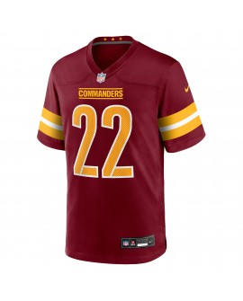 Jacory Croskey-Merritt Washington Commanders Nike Team Game-Trikot – Burgund