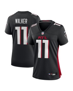 Jalon Walker Atlanta Falcons Nike Damen-Team-Spieler Trikot – Schwarz