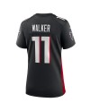 Jalon Walker Atlanta Falcons Nike Damen-Team-Spieler Trikot – Schwarz