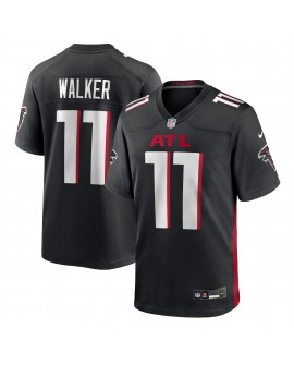 Jalon Walker Atlanta Falcons Nike 2025 NFL Draft First Round Pick Game-Trikot – Schwarz