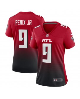 Michael Penix Jr. Atlanta Falcons Nike Damen-Ausweichtrikot – Rot