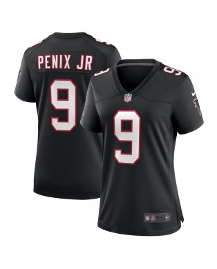 Michael Penix Jr. Atlanta Falcons Nike Damen-Ausweichtrikot – Schwarz