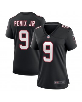 Michael Penix Jr. Atlanta Falcons Nike Damen-Ausweichtrikot – Schwarz