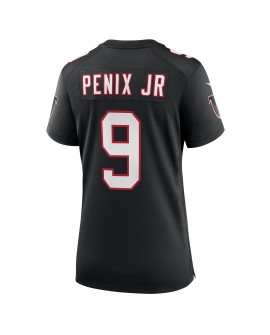 Michael Penix Jr. Atlanta Falcons Nike Damen-Ausweichtrikot – Schwarz
