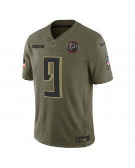 Michael Penix Jr. Atlanta Falcons Nike 2025 Salute to Service Limited Trikot – Olivgrün