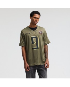 Michael Penix Jr. Atlanta Falcons Nike 2025 Salute to Service Limited Trikot – Olivgrün