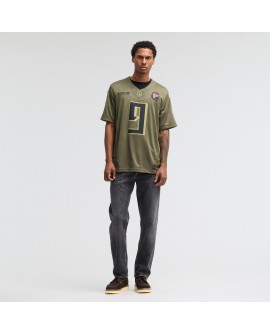 Michael Penix Jr. Atlanta Falcons Nike 2025 Salute to Service Limited Trikot – Olivgrün