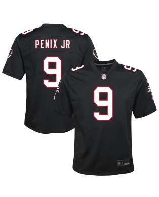 Michael Penix Jr. Atlanta Falcons Nike Jugend-Ausweichtrikot – Schwarz