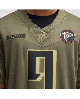 Michael Penix Jr. Atlanta Falcons Nike 2025 Salute to Service Limited Trikot – Olivgrün