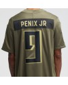 Michael Penix Jr. Atlanta Falcons Nike 2025 Salute to Service Limited Trikot – Olivgrün
