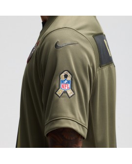Michael Penix Jr. Atlanta Falcons Nike 2025 Salute to Service Limited Trikot – Olivgrün