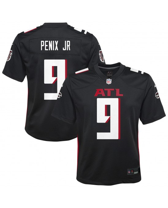 Michael Penix Jr. Atlanta Falcons Nike Jugendmannschafts-Spieler Trikot – Schwarz