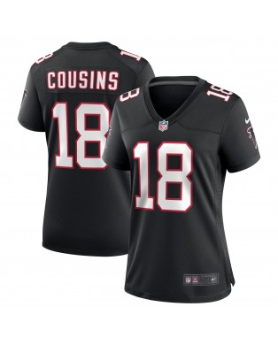 Kirk Cousins ​​Atlanta Falcons Nike Damen-Ausweichtrikot – Schwarz