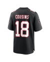 Kirk Cousins ​​Atlanta Falcons Nike AlternateSpiele-Trikot – Schwarz