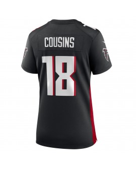 Kirk Cousins ​​Atlanta Falcons Nike Spiele-Trikot für Damen – Schwarz