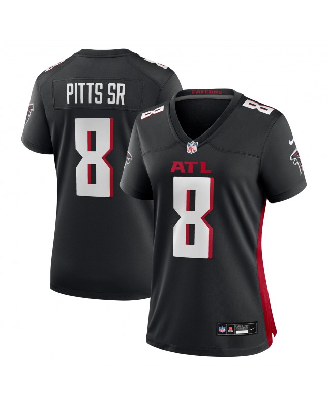 Kyle Pitts Sr. Atlanta Falcons Nike Damen-Spieler Trikot – Schwarz