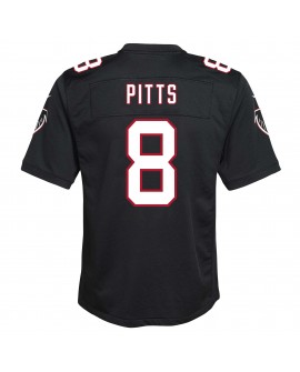 Kyle Pitts Sr. Atlanta Falcons Nike Jugend-Spieler Trikot – Schwarz