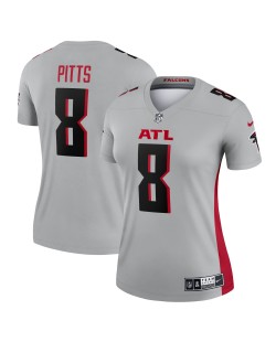 Kyle Pitts Sr. Atlanta Falcons Nike Inverted Legend Spieler Performance-Oberteil für Damen – Grau