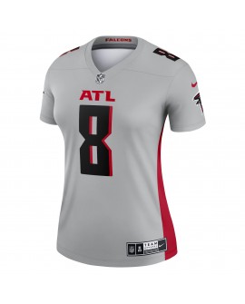Kyle Pitts Sr. Atlanta Falcons Nike Inverted Legend Spieler Performance-Oberteil für Damen – Grau