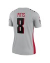 Kyle Pitts Sr. Atlanta Falcons Nike Inverted Legend Spieler Performance-Oberteil für Damen – Grau