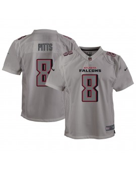 Kyle Pitts Atlanta Falcons Nike Jugend-Atmosphere-Spieler Trikot – Grau