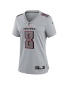 Kyle Pitts Atlanta Falcons Nike Atmosphere Fashion Game-Trikot für Damen – Grau
